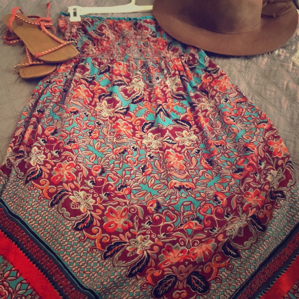 Floral maxi dress